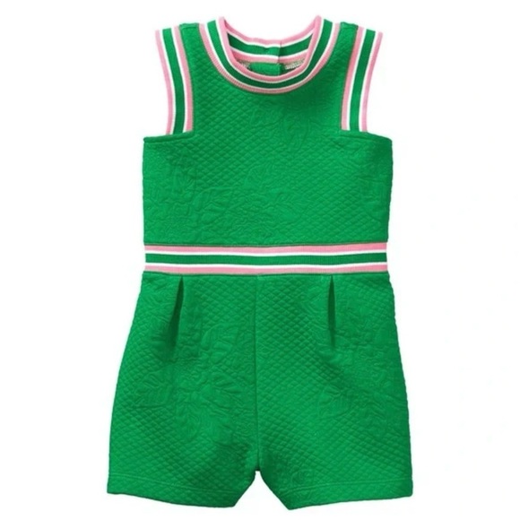 Green Sleeveless Toddler Outfit - Picture 2 of 11